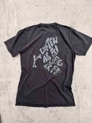 Ekologisk t shirt -luften är fri grå