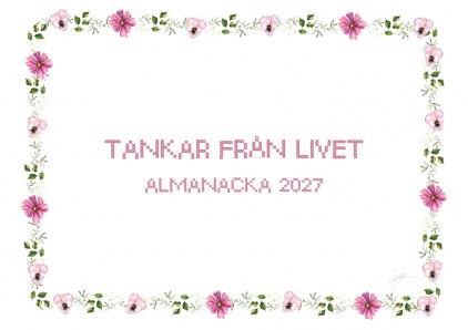 Liggande almanacka 2027 med tankar från livet 