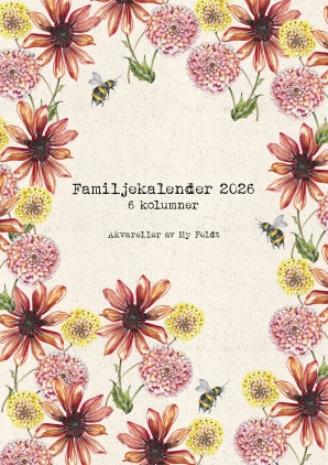 Familjekalender 6 kolumner