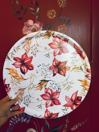 Träbricka amaryllis