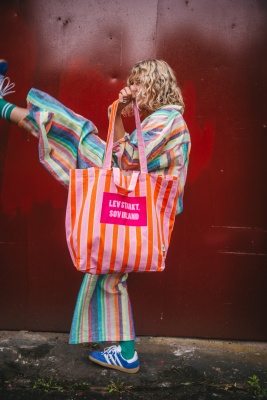 Ekologisk tygpåse - lev starkt sov ibland 