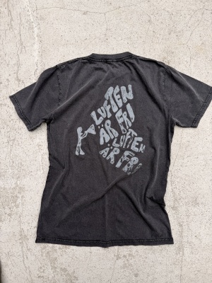 Ekologisk t shirt -luften är fri grå