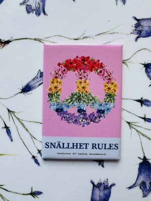 1 st kylskåpsmagneter- snällhet rules 