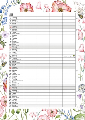 Familjekalender 2027 (4 kolumner) 