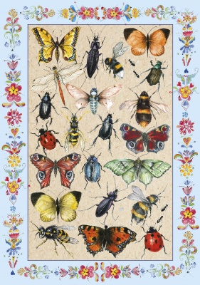 500 bitars pussel insekter