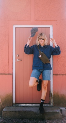 Ekologisk midjeväska- olivgrön 