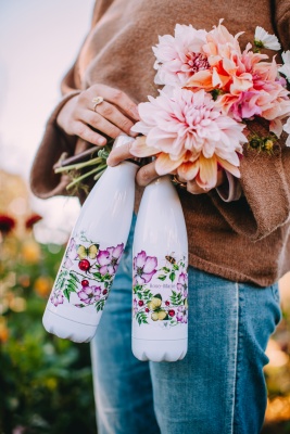 Termos- nyponros/ fjäril 