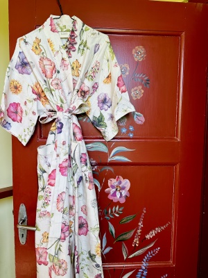 Kimono i 100% linne - sommaräng 