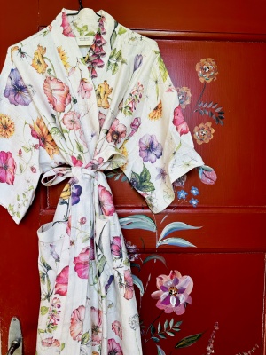 Kimono i 100% linne - sommaräng 