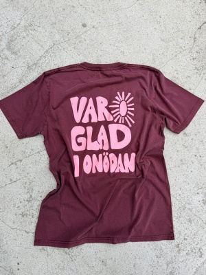 Vinröd T-shirt
