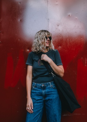 Ekologisk Axelremsväska - svart